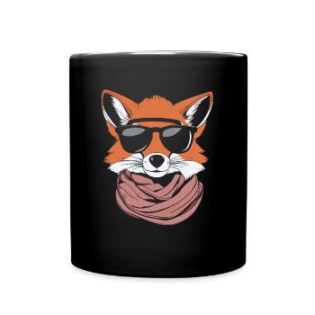 Lunettes de soleil Fox - Mug uni - noir - Devant