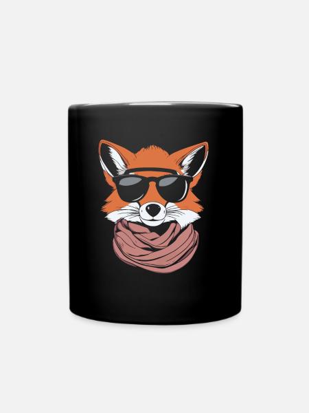 Lunettes de soleil Fox - Mug uni - noir
