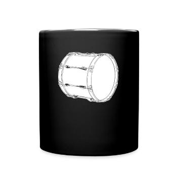 Train de ventilateurs Spielmannszug - Mug uni - noir - Devant