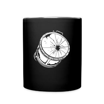 Train de ventilateurs Spielmannszug - Mug uni - noir - Devant