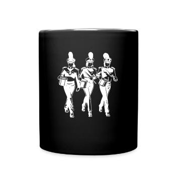 Train de ventilateurs Spielmannszug - Mug uni - noir - Devant