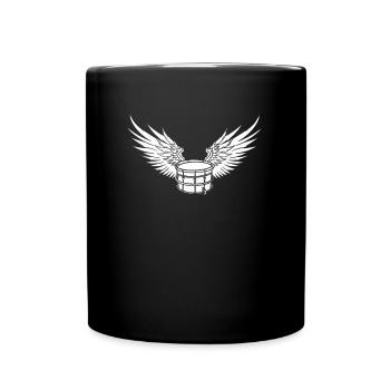 Train de ventilateurs Spielmannszug - Mug uni - noir - Devant