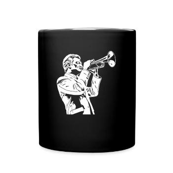 Train de ventilateurs Spielmannszug - Mug uni - noir - Devant