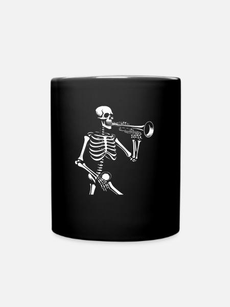 Spielmannszug Posaune - Tasse einfarbig - Schwarz