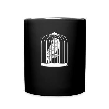 Parrot Cage - Full Colour Mug - black - Front