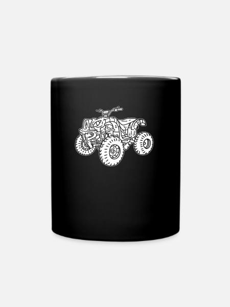 Quad - Mug uni - noir