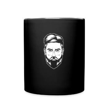 Beard Full Beard - Full Colour Mug - black - Front