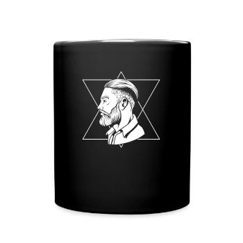 Beard Full Beard - Full Colour Mug - black - Front