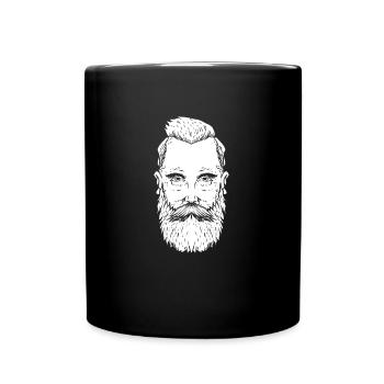 Beard Full Beard - Full Colour Mug - black - Front