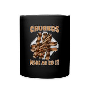 Les churros m’ont fait le faire Fabricant de churros de cuisine mexicaine - Mug uni - noir - Devant