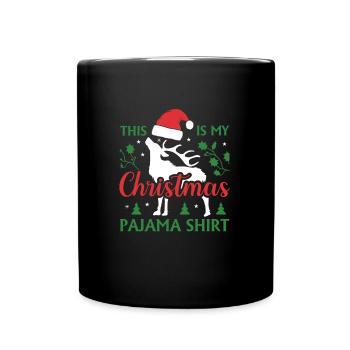 This Is My Christmas Pajama Shirt Men Women - Full Colour Mug - black - Front