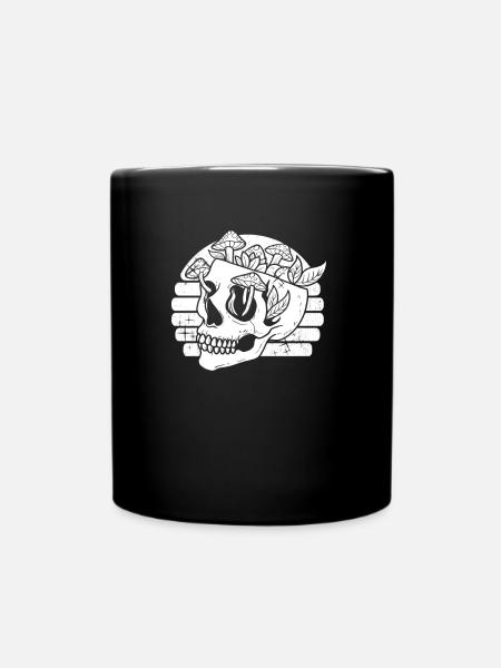 Gothic Skull - Full Colour Mug - black