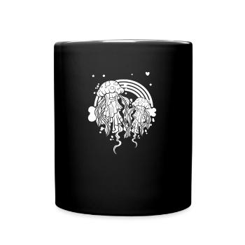 Gothic Jellyfish - Full Colour Mug - black - Front