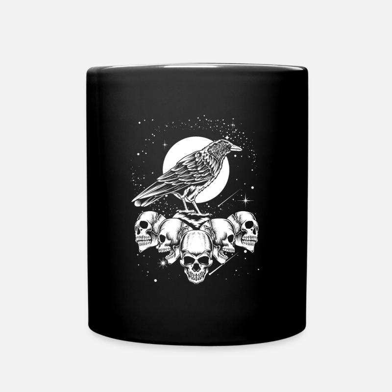 Corbeau gothique - Mug uni - noir