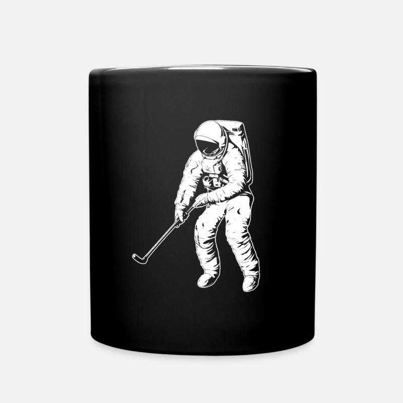 Golf Golfer Golfen - Tasse einfarbig - Schwarz
