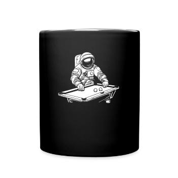 Billard - Tasse einfarbig - Schwarz - Vorne
