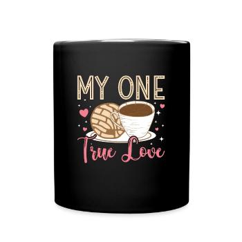 Conchas My One True Love Cuisine mexicaine Pain sucré - Mug uni - noir - Devant