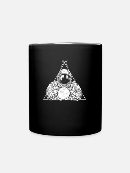 Astronaut Raumfahrer Kosmonaut - Tasse einfarbig - Schwarz