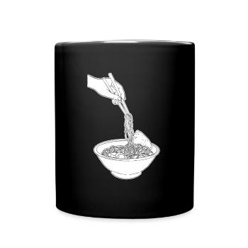Ramen - Tasse einfarbig - Schwarz - Vorne