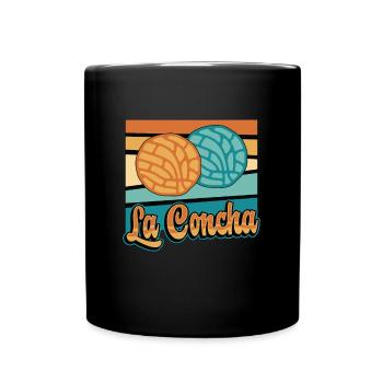 La Concha Cuisine mexicaine Amateur de pâtisserie de pain sucré - Mug uni - noir - Devant