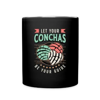Conchas Laissez vos Conchas être votre pain de coquille sucré - Mug uni - noir - Devant