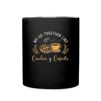 Conchas, nous allons ensemble comme du pain sucré mexicain - Mug uni - noir - Devant