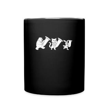 Fanfare Train Tuba - Full Colour Mug - black - Front