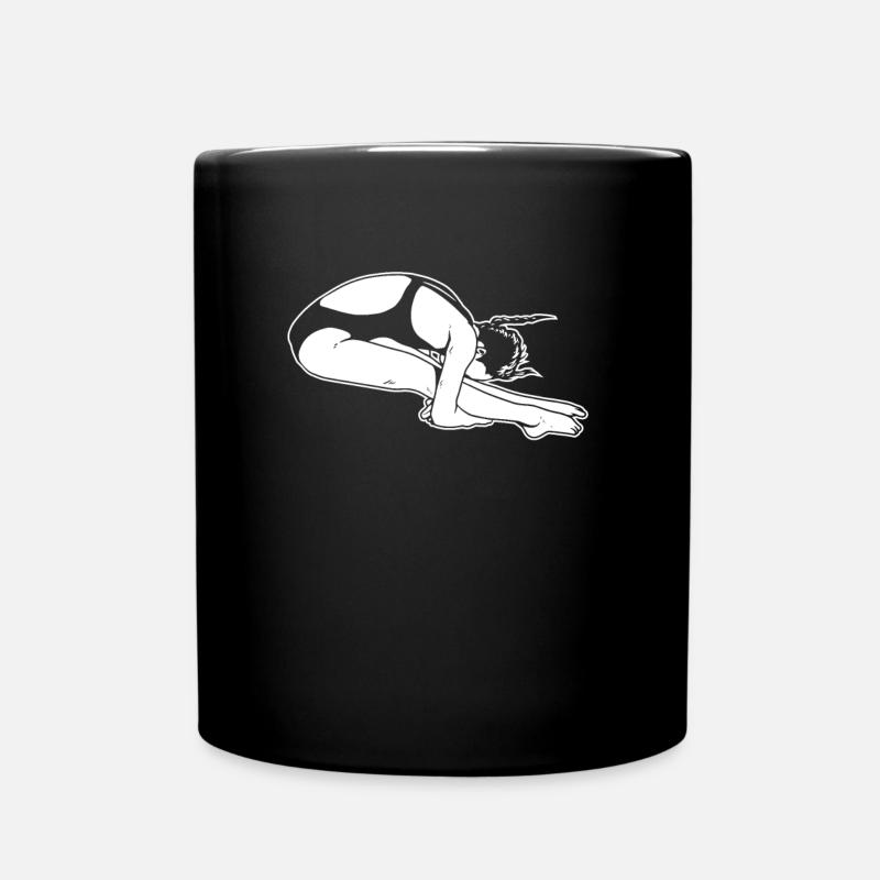 Turmspringen Turmspringer - Tasse einfarbig - Schwarz