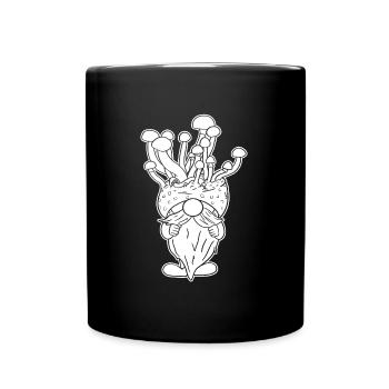 Mushroom Picker Mushrooms - Full Colour Mug - black - Front