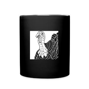 Thanksgiving Shamrock - Full Colour Mug - black - Front