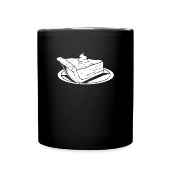 Thanksgiving Cake - Full Colour Mug - black - Front