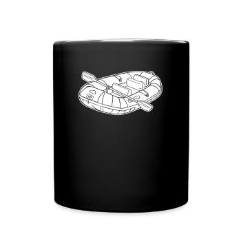 Rafting - Full Colour Mug - black - Front
