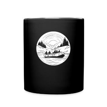 rafting - Full Colour Mug - black - Front