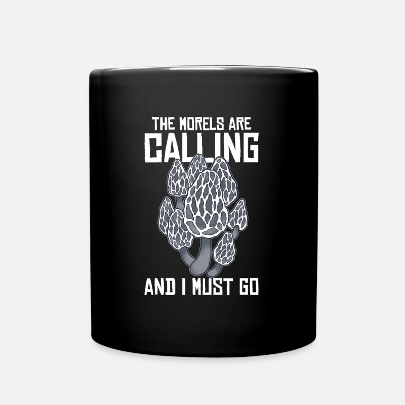Pilzsammler Pilze Porel - Tasse einfarbig - Schwarz