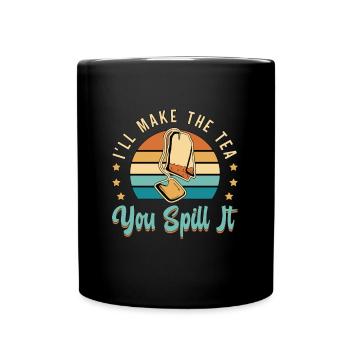 Herbal Tea I'll Make The Tea You Retro Tea Lover - Full Colour Mug - black - Front