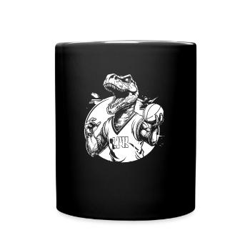 Joueur de basket-ball T Rex - Mug uni - noir - Devant