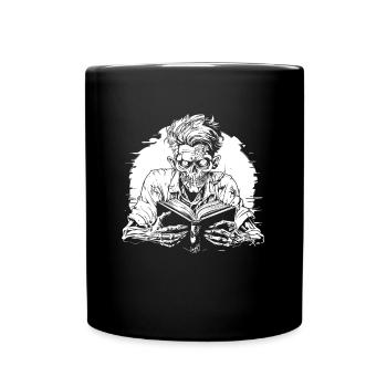 Book Bookworm Bookworm - Full Colour Mug - black - Front