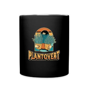 Houseplants Plantovert Indoor Plants Flower Pot - Full Colour Mug - black - Front