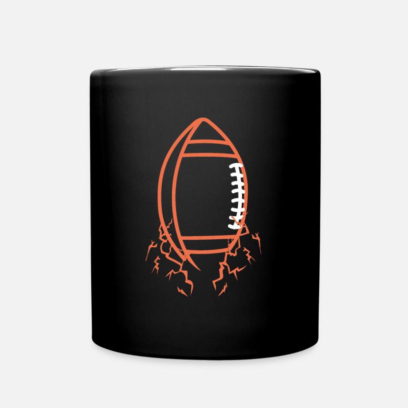 Blitz de football américain - Mug uni - noir