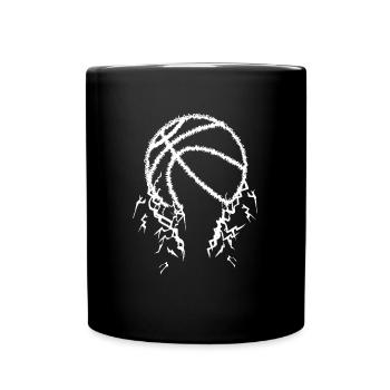Basket-ball Joueurs de basket-ball - Mug uni - noir - Devant