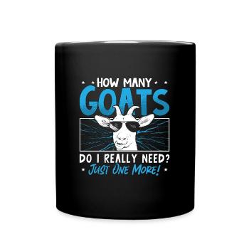 Sheep And Goat Farming How Many Goats Do Farming - Full Colour Mug - black - Front