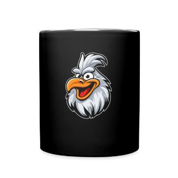 Chicken Hen Funny - Full Colour Mug - black - Front