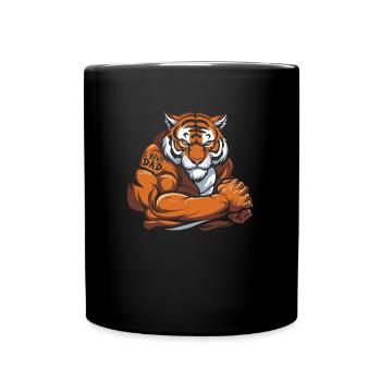 Tiger I Love Dad - Full Colour Mug - black - Front