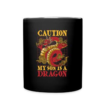 Année du Dragon 2024 - Mug uni - noir - Devant