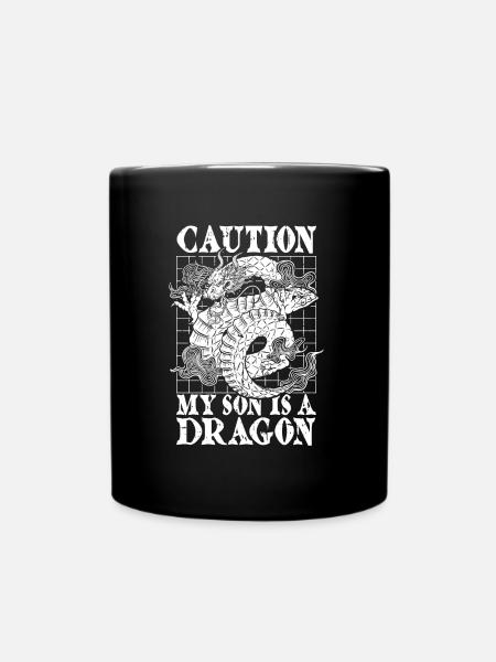 Jahr Des Drachen 2024 - Tasse einfarbig - Schwarz