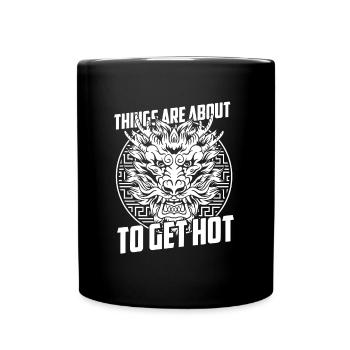 Année du Dragon 2024 - Mug uni - noir - Devant