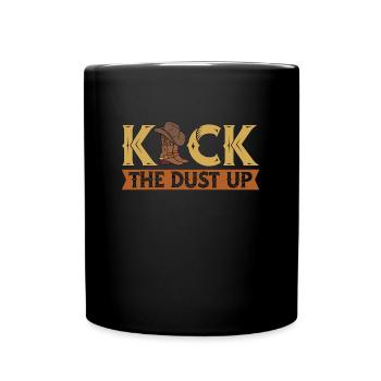 Danse en ligne Kick The Dust Danse en ligne Vie à la campagne - Mug uni - noir - Devant