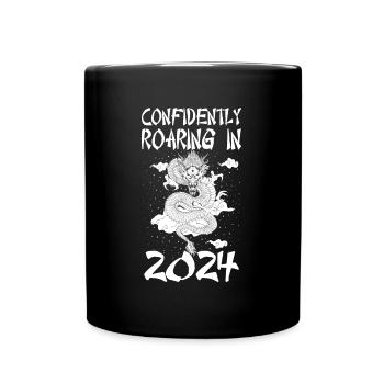 Année du Dragon 2024 - Mug uni - noir - Devant