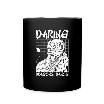 Jahr Des Drachen 2024 - Tasse einfarbig - Schwarz - Vorne