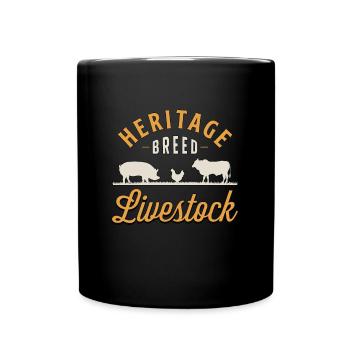 Éleveur Patrimoine Élevage Éleveurs - Mug uni - noir - Devant